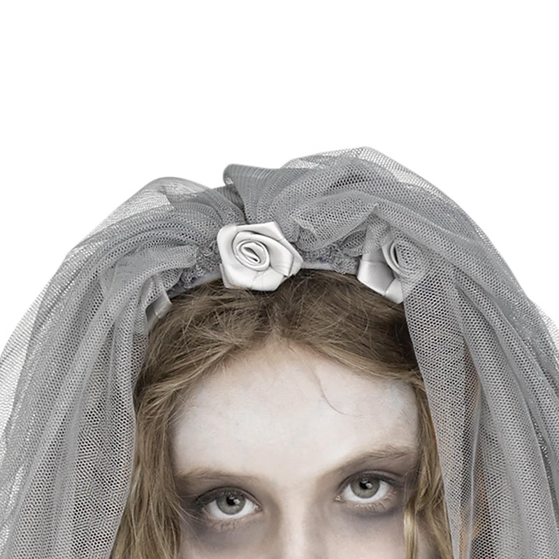 Fun World Zombie Bride Costume, Large 12-14, Multicolor - Image 5